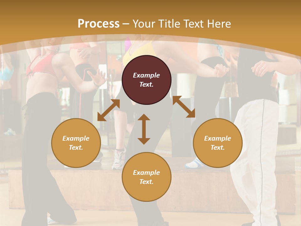 Training Jazz Gymnastics PowerPoint Template