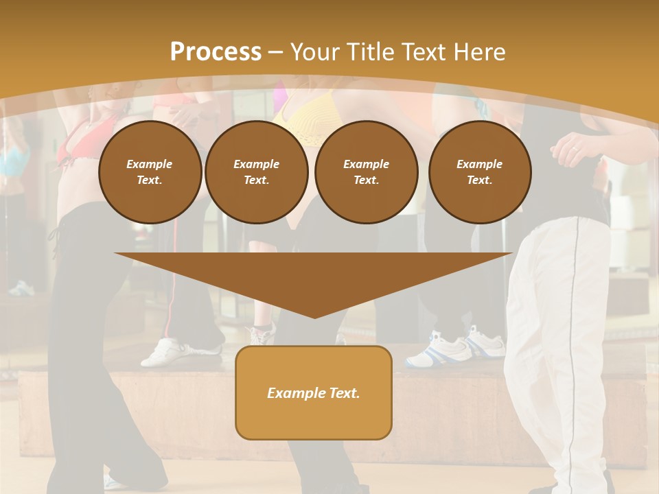 Training Jazz Gymnastics PowerPoint Template