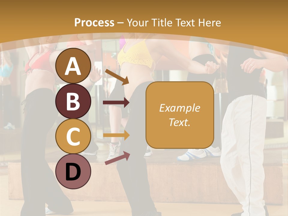 Training Jazz Gymnastics PowerPoint Template