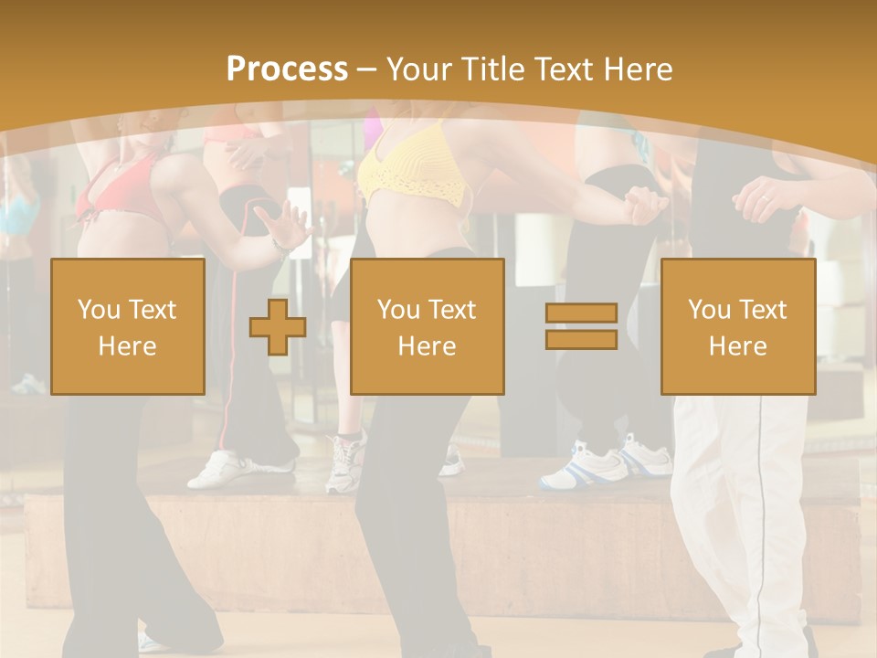 Training Jazz Gymnastics PowerPoint Template