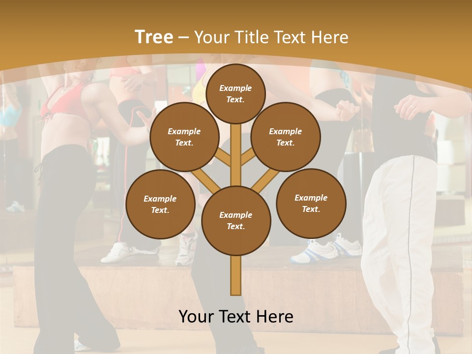 Training Jazz Gymnastics PowerPoint Template