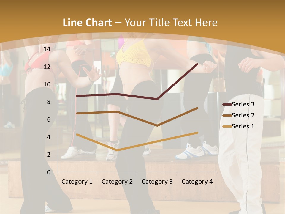 Training Jazz Gymnastics PowerPoint Template