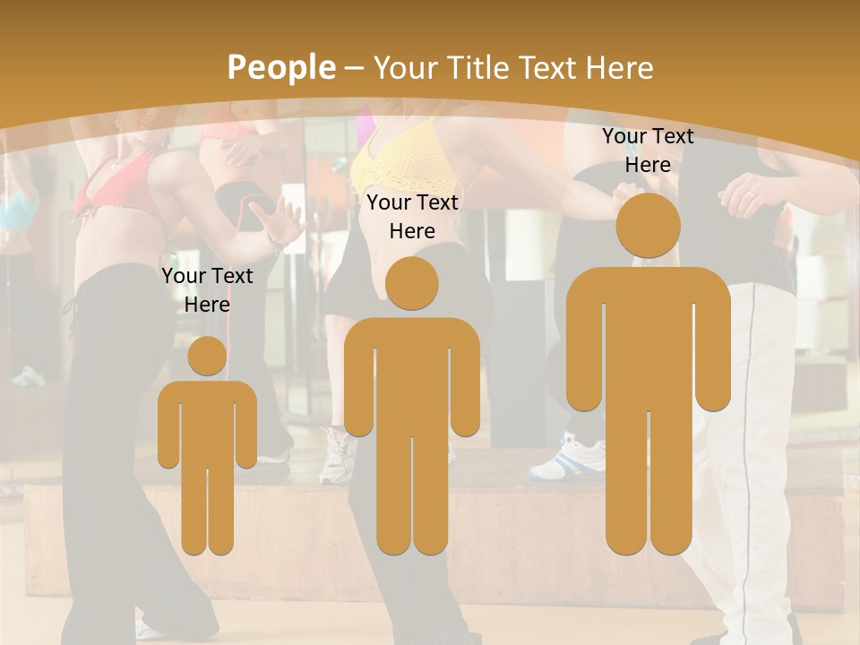 Training Jazz Gymnastics PowerPoint Template