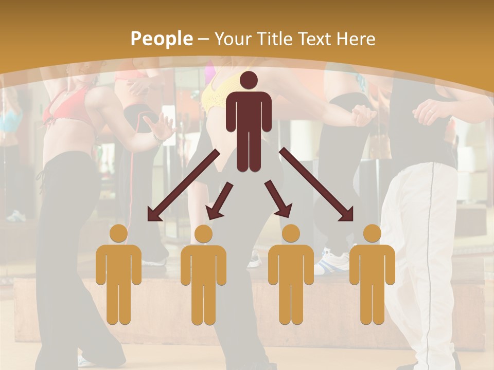 Training Jazz Gymnastics PowerPoint Template