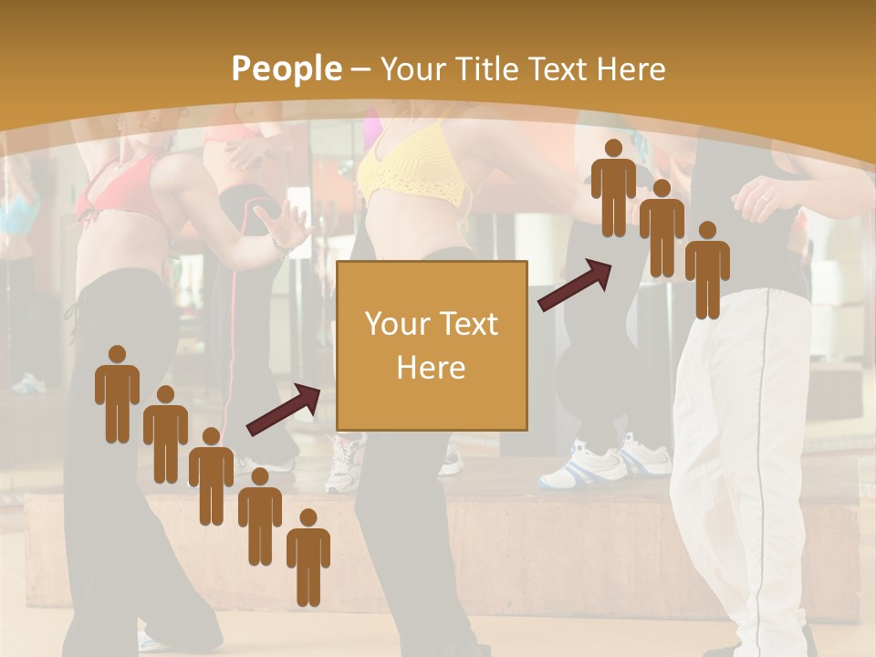 Training Jazz Gymnastics PowerPoint Template