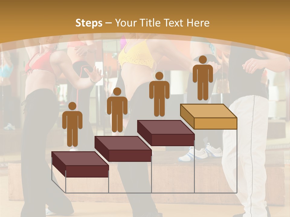 Training Jazz Gymnastics PowerPoint Template