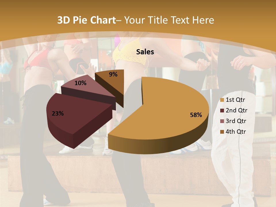 Training Jazz Gymnastics PowerPoint Template