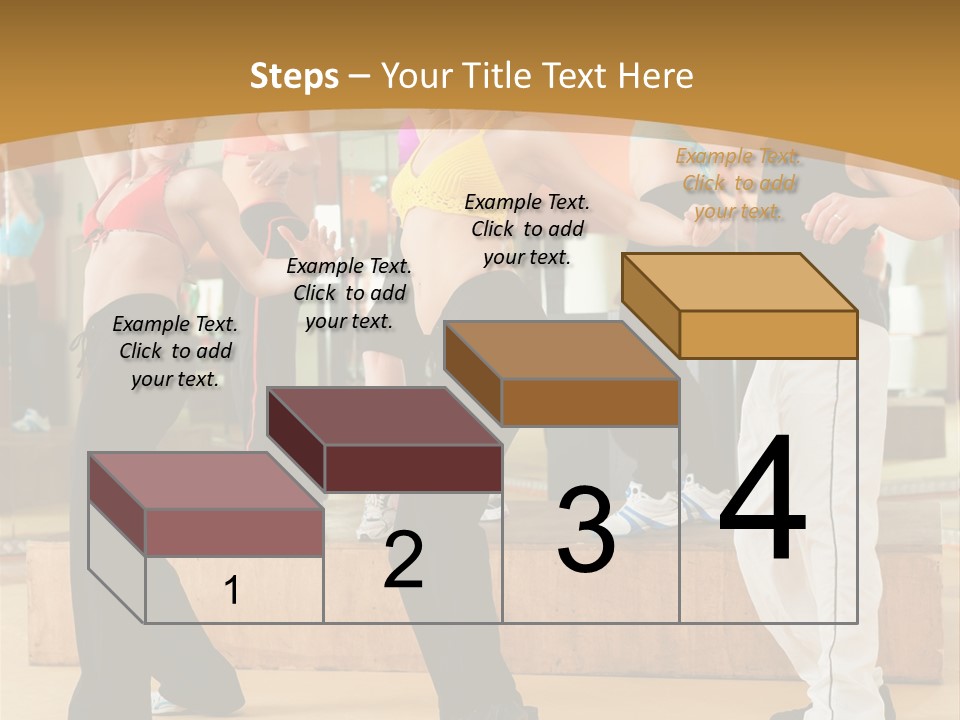 Training Jazz Gymnastics PowerPoint Template