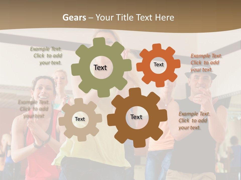 Joy Energetic Studio PowerPoint Template