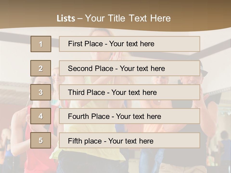Joy Energetic Studio PowerPoint Template