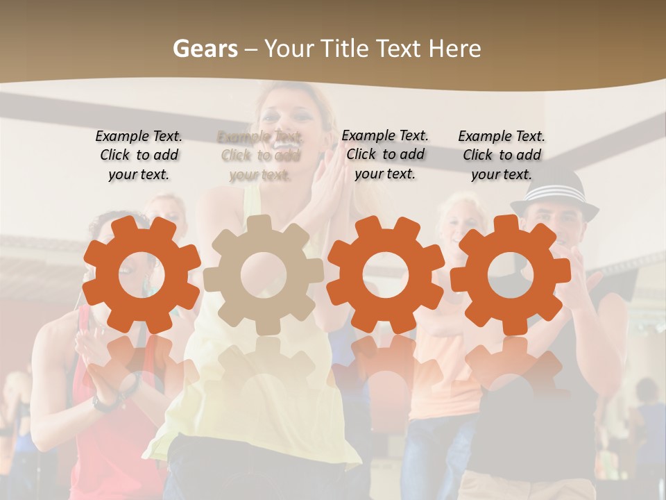 Joy Energetic Studio PowerPoint Template