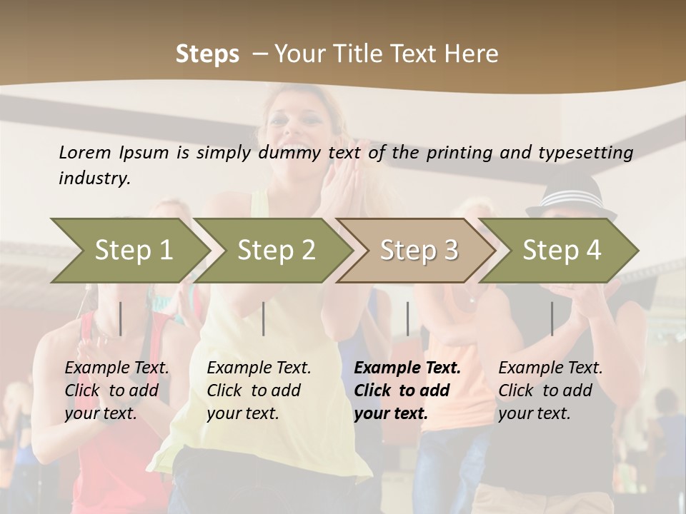 Joy Energetic Studio PowerPoint Template