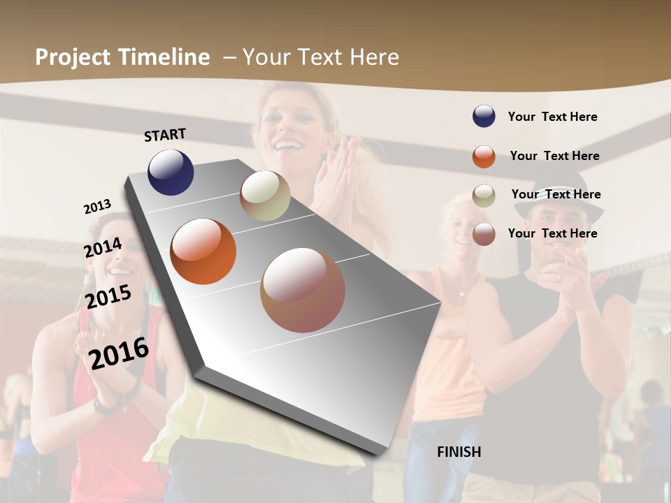 Joy Energetic Studio PowerPoint Template