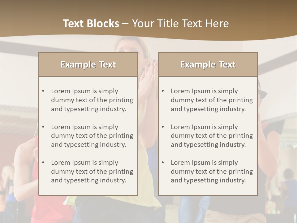 Joy Energetic Studio PowerPoint Template