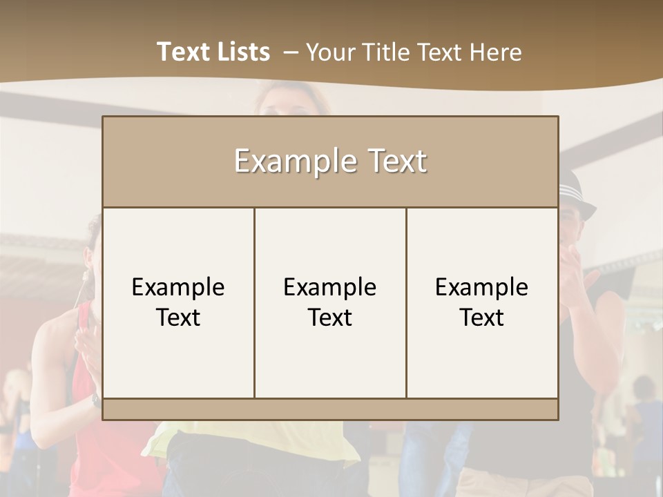 Joy Energetic Studio PowerPoint Template