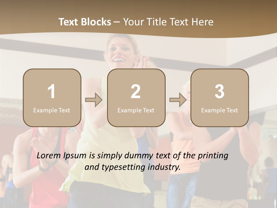 Joy Energetic Studio PowerPoint Template