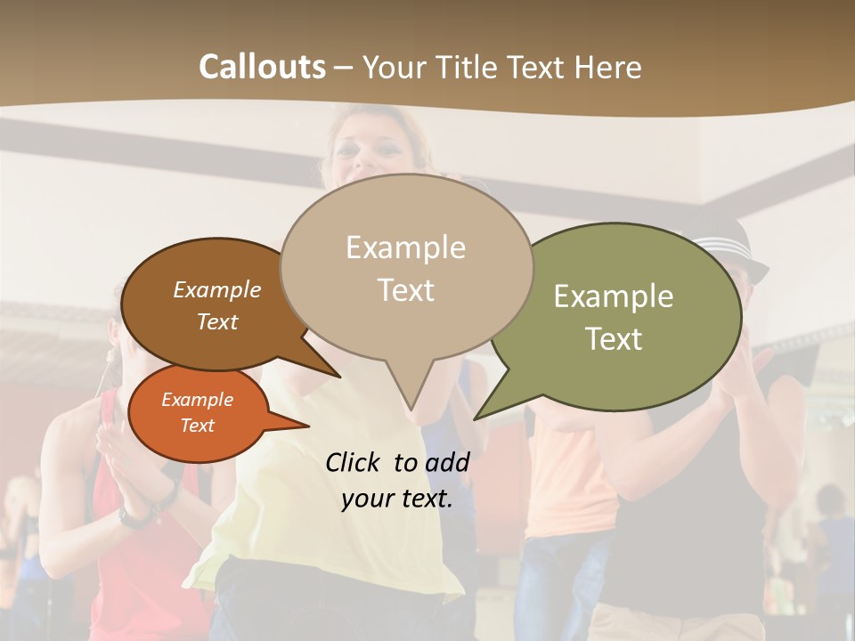 Joy Energetic Studio PowerPoint Template