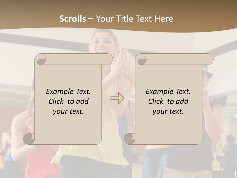 Joy Energetic Studio PowerPoint Template