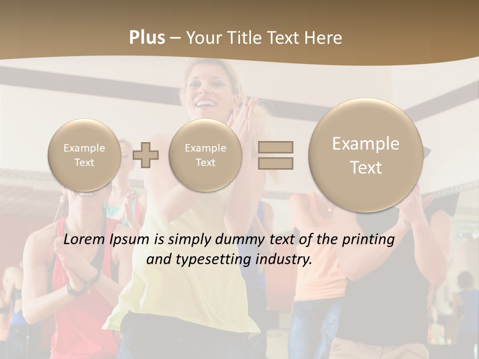 Joy Energetic Studio PowerPoint Template