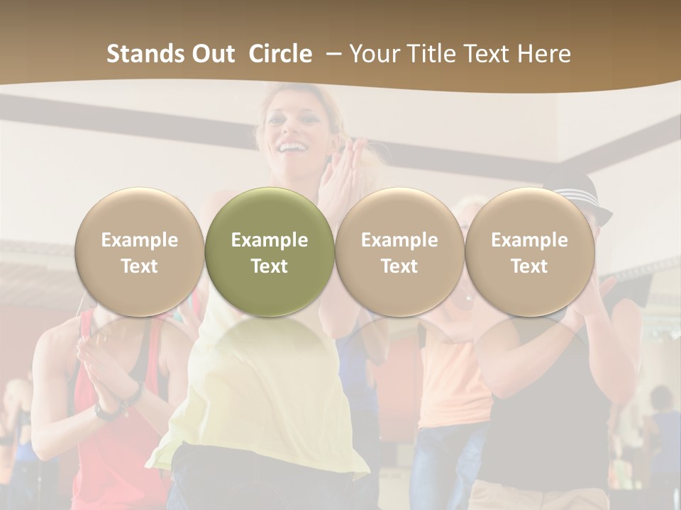 Joy Energetic Studio PowerPoint Template