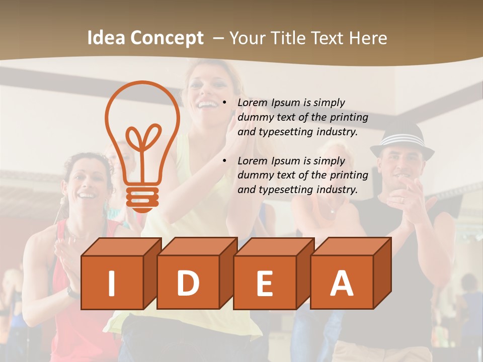 Joy Energetic Studio PowerPoint Template