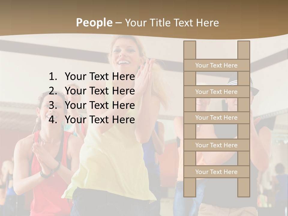 Joy Energetic Studio PowerPoint Template