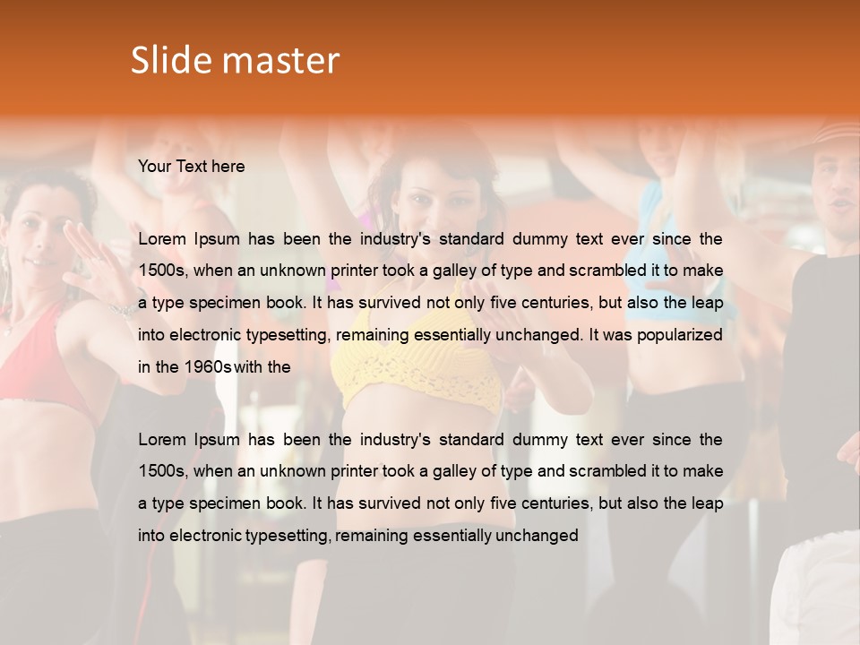 Many Fitness Studio Movement PowerPoint Template