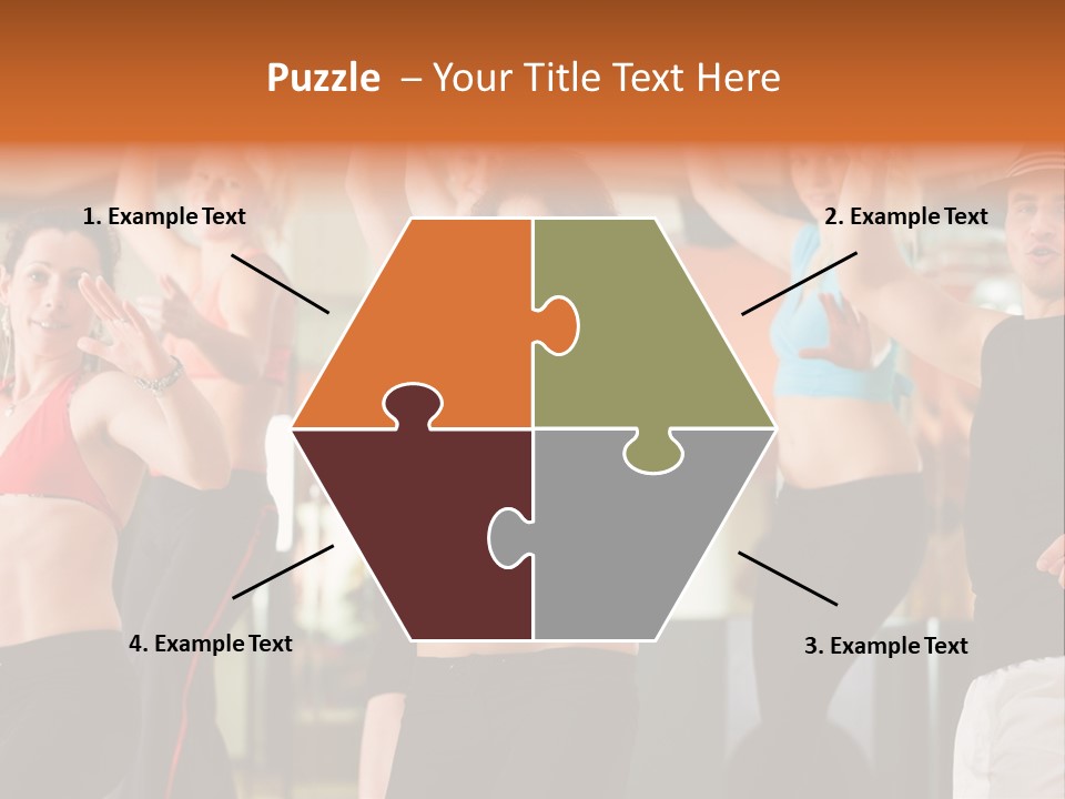 Many Fitness Studio Movement PowerPoint Template
