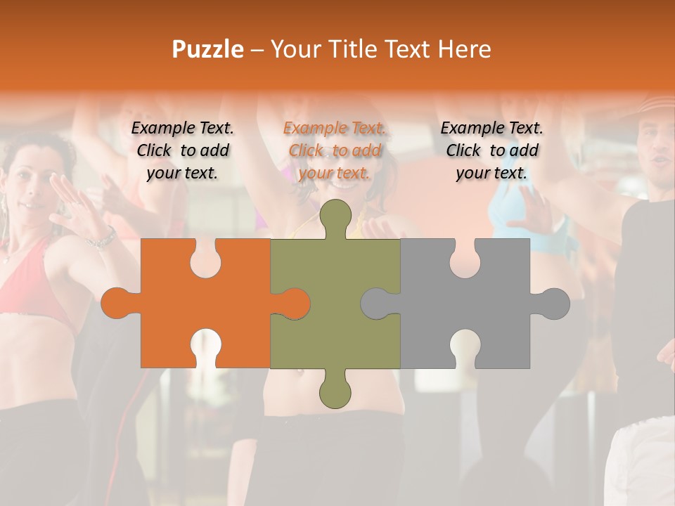 Many Fitness Studio Movement PowerPoint Template