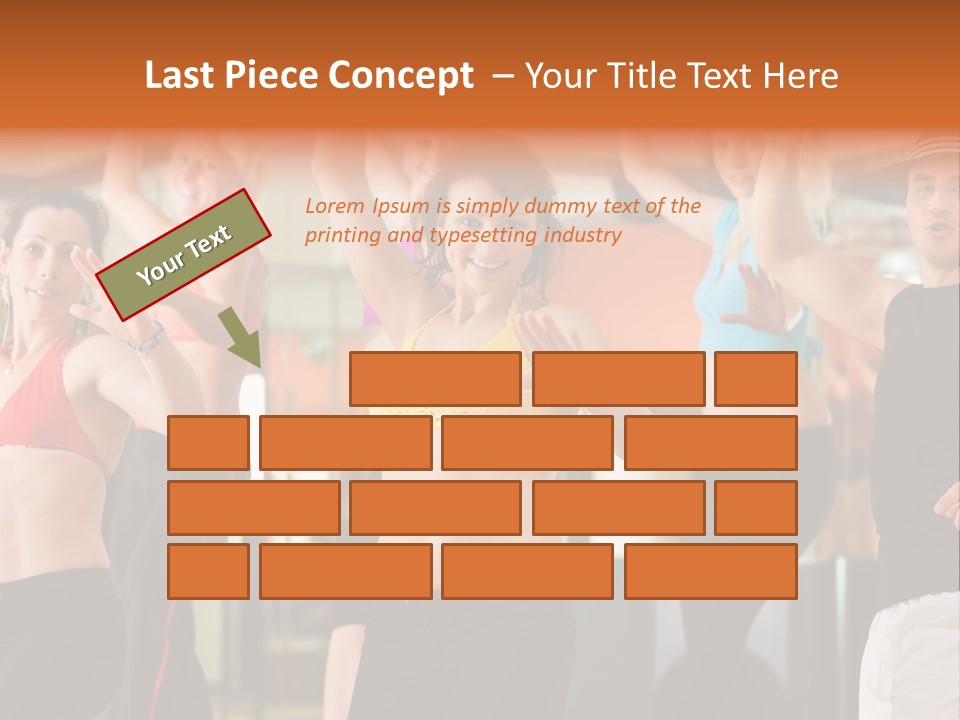 Many Fitness Studio Movement PowerPoint Template