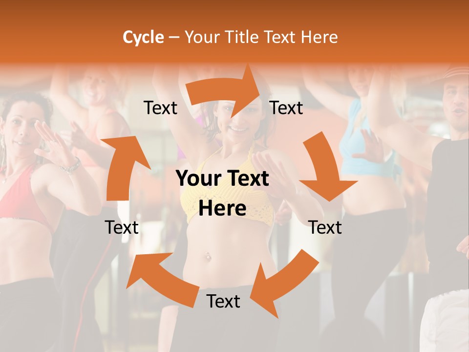 Many Fitness Studio Movement PowerPoint Template