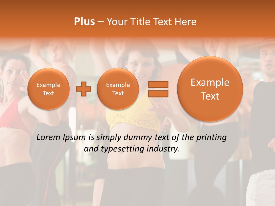 Many Fitness Studio Movement PowerPoint Template