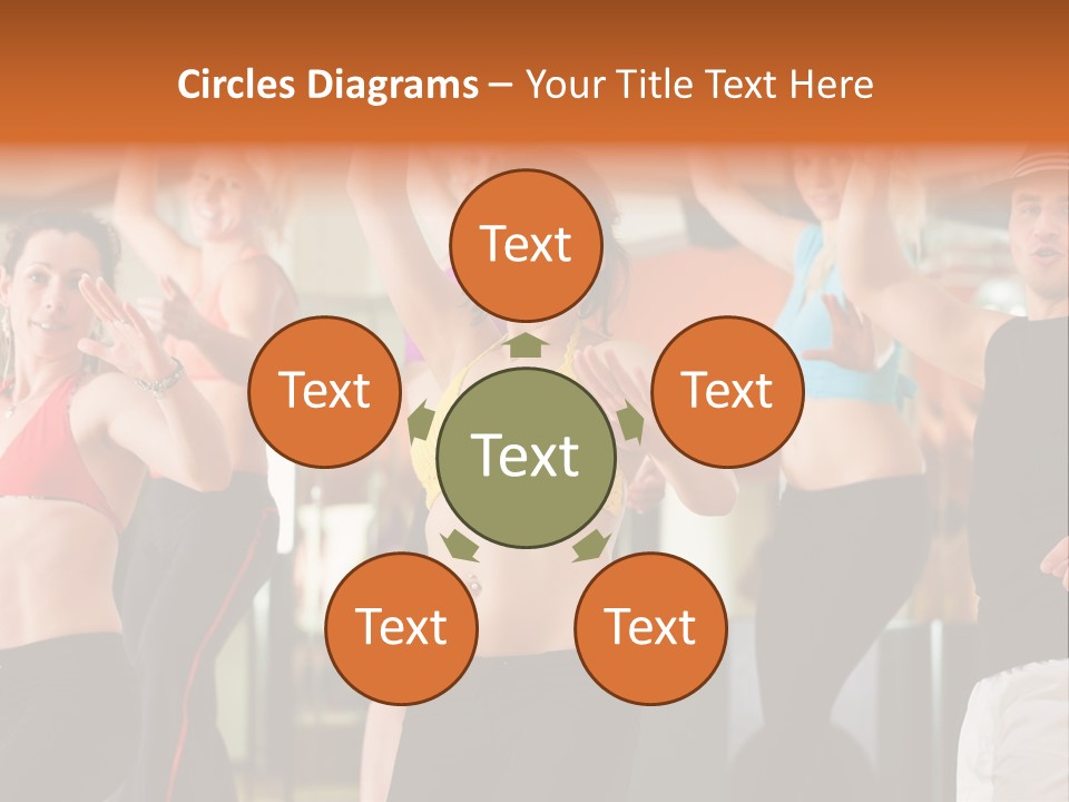 Many Fitness Studio Movement PowerPoint Template