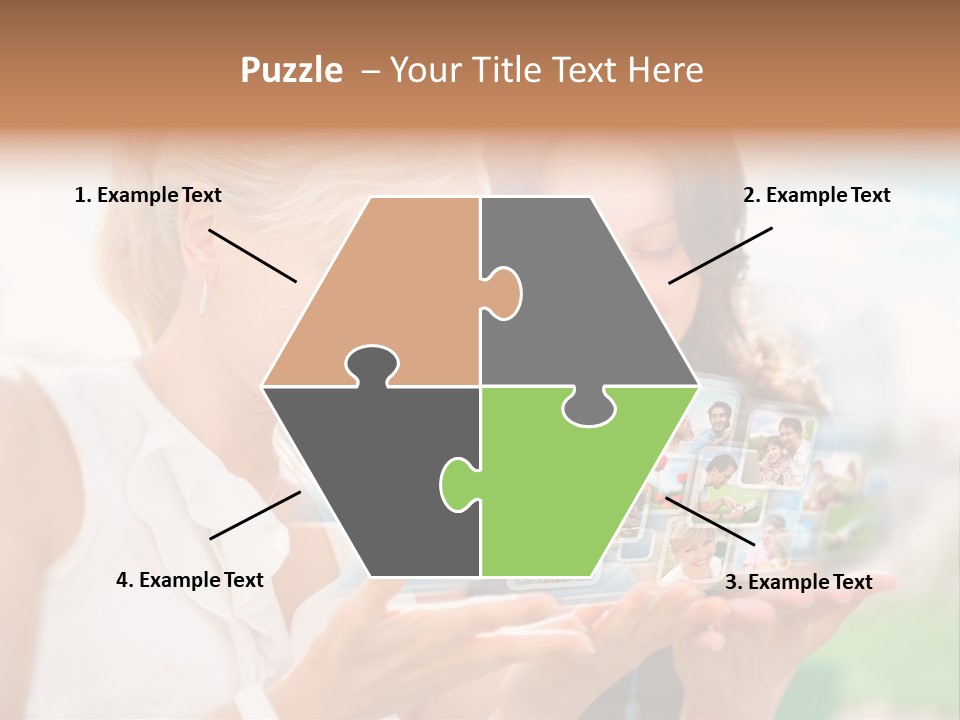 Touch Teenager Movie PowerPoint Template