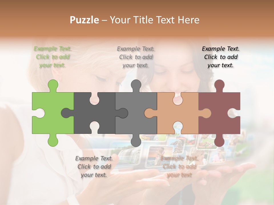 Touch Teenager Movie PowerPoint Template