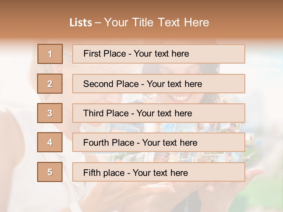 Touch Teenager Movie PowerPoint Template
