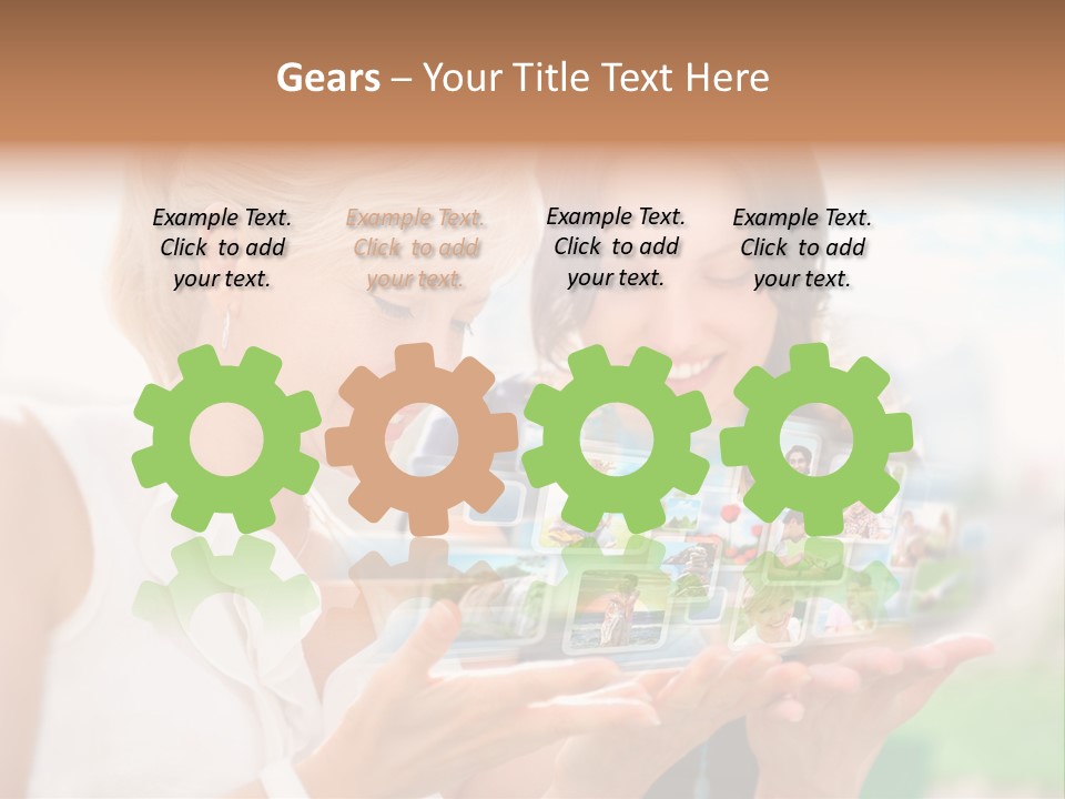 Touch Teenager Movie PowerPoint Template