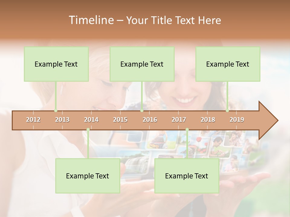 Touch Teenager Movie PowerPoint Template