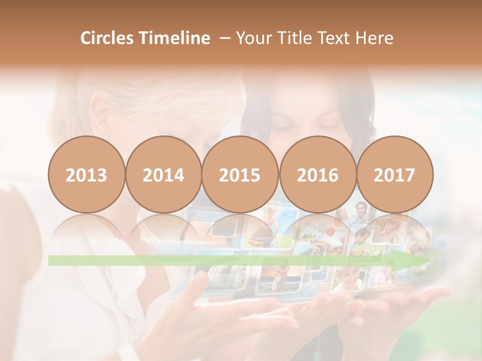 Touch Teenager Movie PowerPoint Template