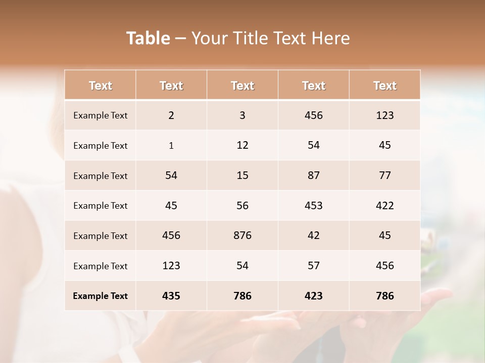 Touch Teenager Movie PowerPoint Template