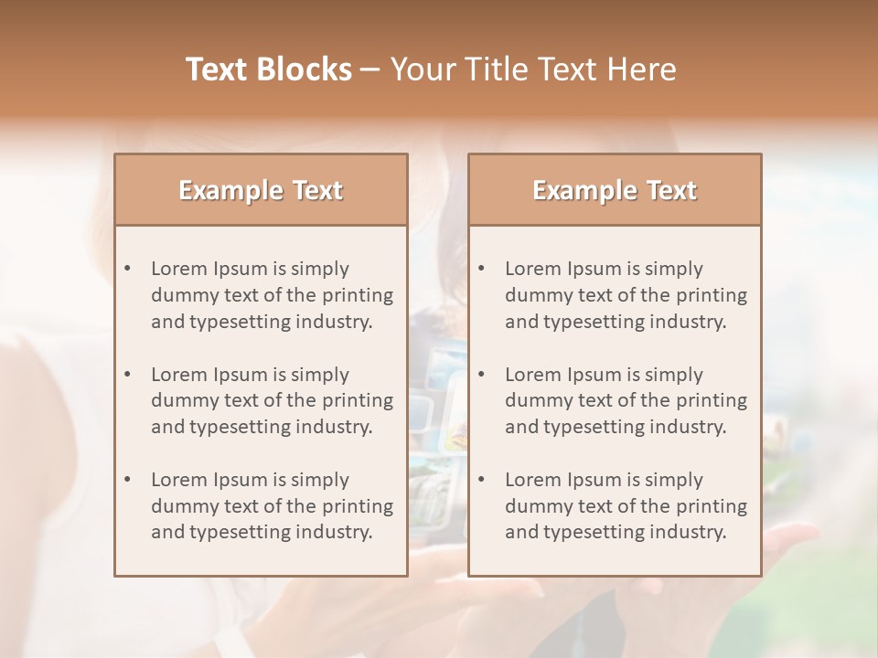 Touch Teenager Movie PowerPoint Template