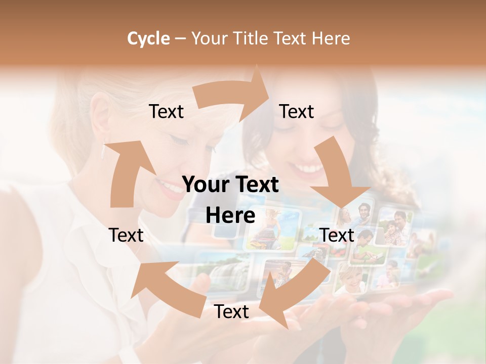 Touch Teenager Movie PowerPoint Template