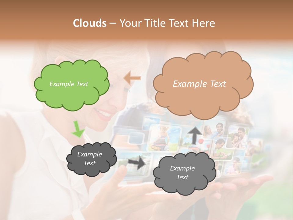 Touch Teenager Movie PowerPoint Template