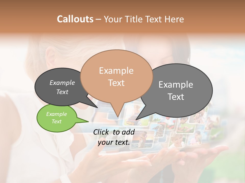 Touch Teenager Movie PowerPoint Template
