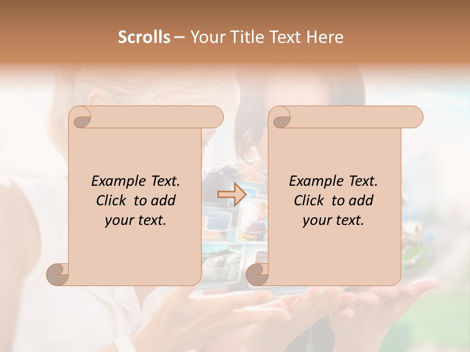 Touch Teenager Movie PowerPoint Template