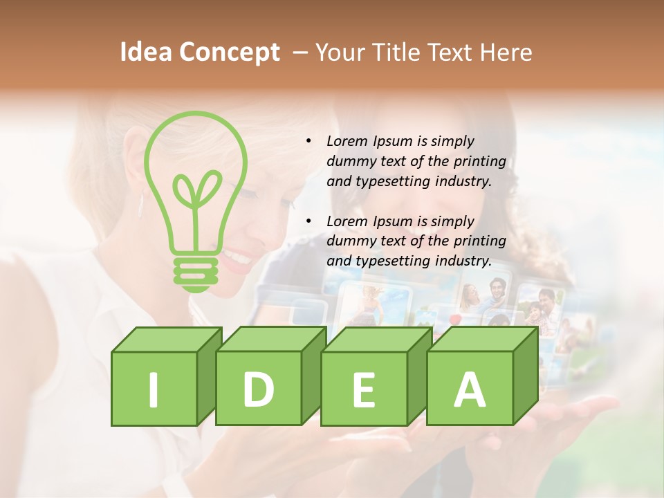 Touch Teenager Movie PowerPoint Template