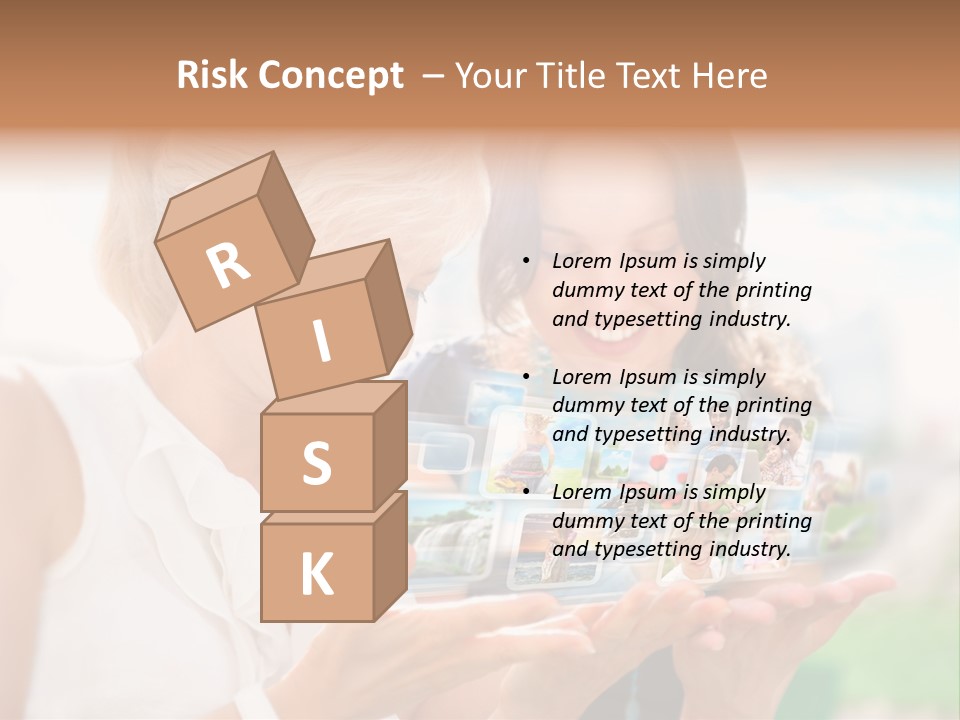 Touch Teenager Movie PowerPoint Template