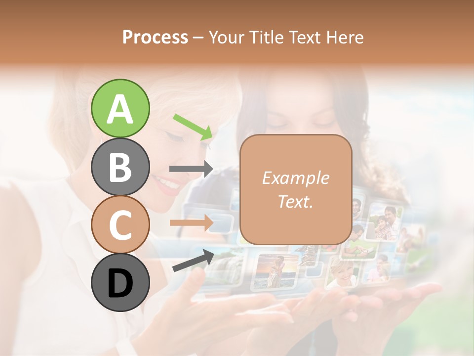 Touch Teenager Movie PowerPoint Template