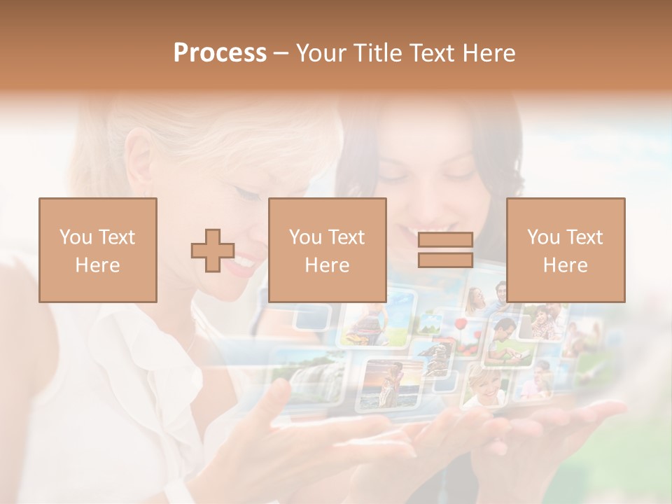 Touch Teenager Movie PowerPoint Template