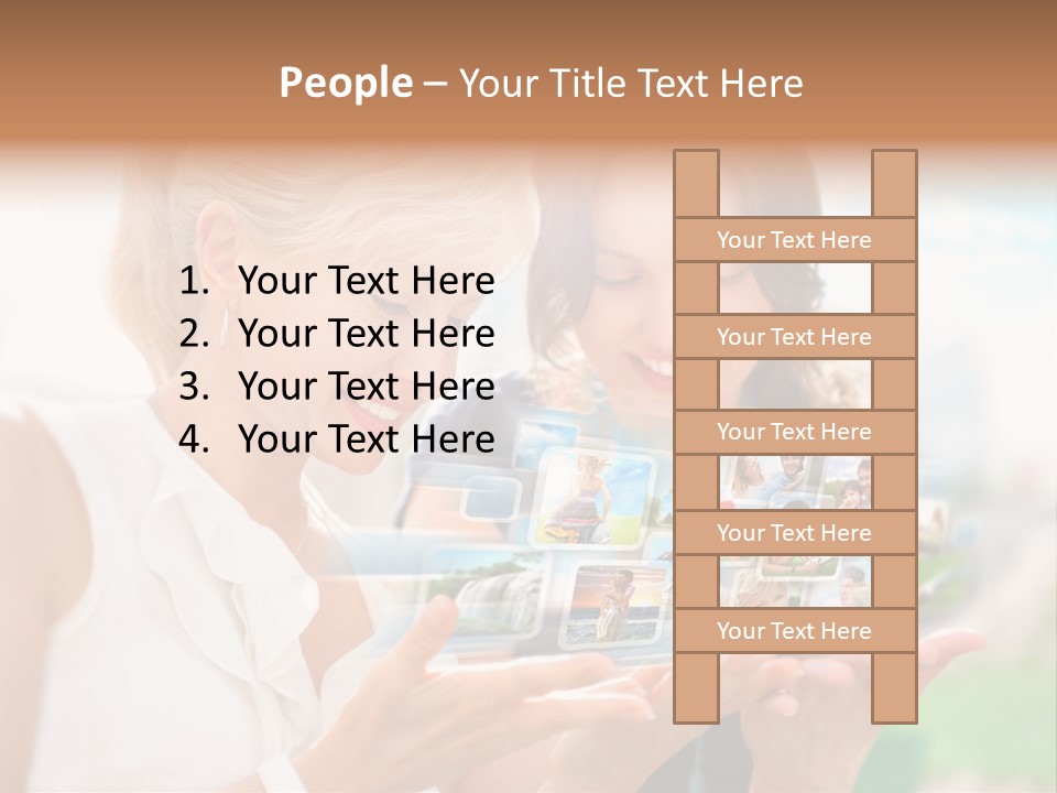 Touch Teenager Movie PowerPoint Template